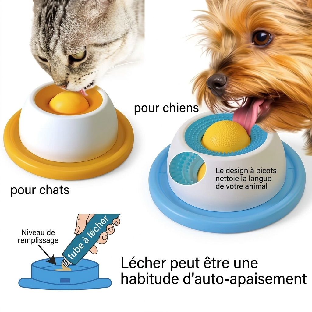Bol de léchage anti-stress